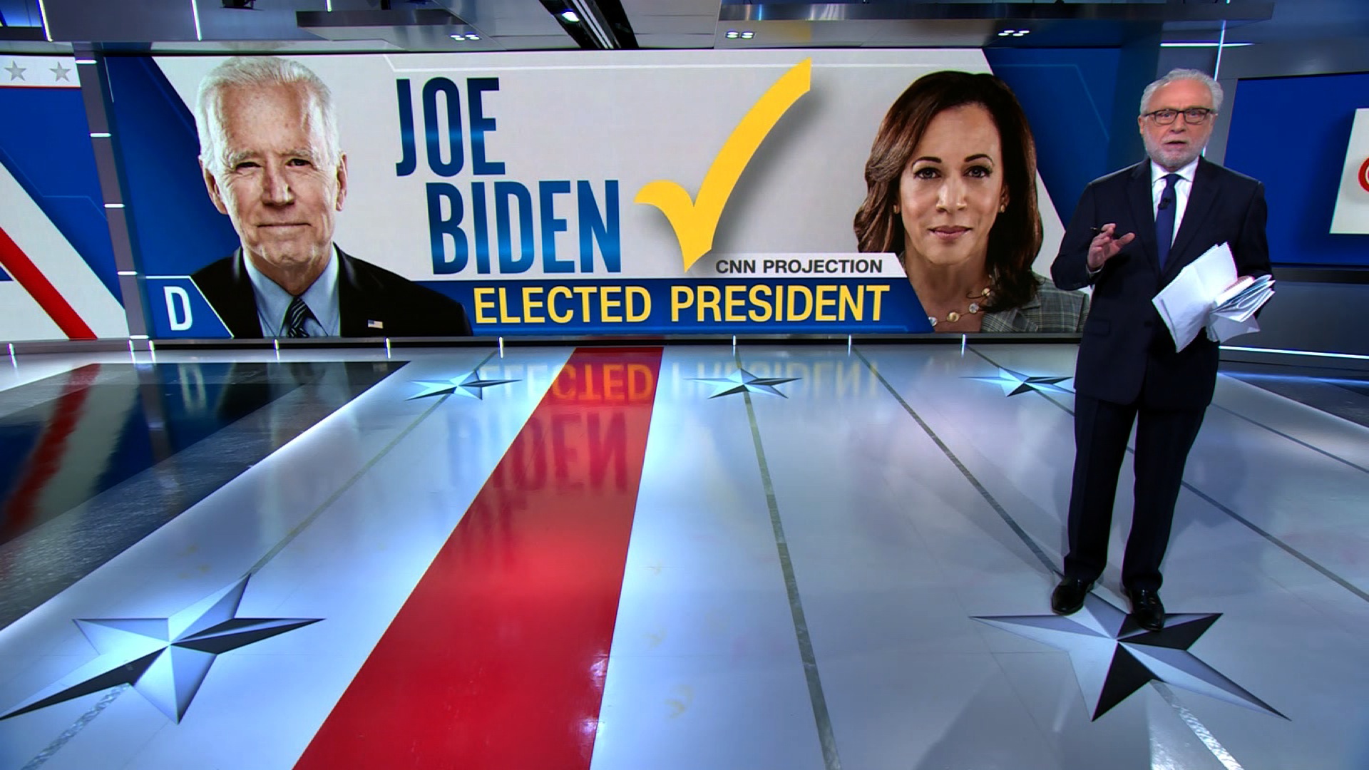 CNN calls Biden as president - enlarge